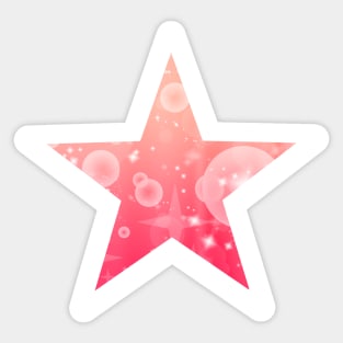 Kawaii Magical Rose Star Sticker